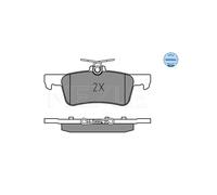 MEYLE 025 259 6816 Brake Pads Set Rear for Peugeot 308