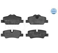 Meyle 025 259 8016 Rear Brake Pad Set Fits MINI 34216861641