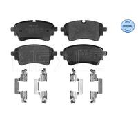 MEYLE 025 262 6518 Rear Brake Pad Set Fits Audi with Accessories with Plate