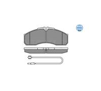 MEYLE 025 291 6020/W Brake Pads Set Front for Mascott Daily Cabstar