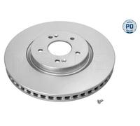 2x Brake disc Front Axle Vented 37-83 521 0049/PD MEYLE for HYUNDAI KIA