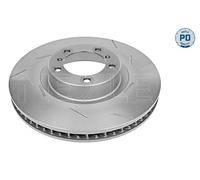 MEYLE Brake Disc Front Right O/S Driver Side Slotted Fits Porsche Panamera