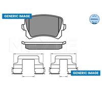 MEYLE 025 256 3216 Brake pad set