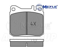 Meyle Brake Pad Set, Front Axle With anti-squeak plate 025 203 4117