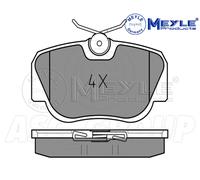 MEYLE 025 210 5517 Brake pad set