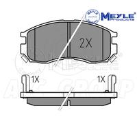 MEYLE 025 216 4716/W Brake pad set