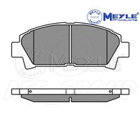 Meyle Brake Pad Set, Front Axle With anti-squeak plate 025 219 6115/W
