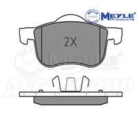 Meyle Brake Pad Set, Front Axle With anti-squeak plate 025 230 7318