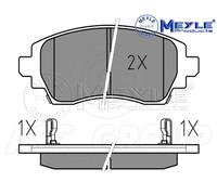 MEYLE 025 230 8818/W Brake pad set