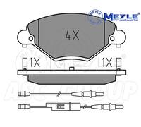 MEYLE 025 232 7717/W Brake Pads Set Front for Citroen C5