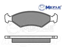 Meyle Brake Pad Set, Front Axle With anti-squeak plate 025 233 8418/W