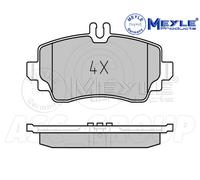 Meyle Brake Pad Set, Front Axle With anti-squeak plate 025 239 0319