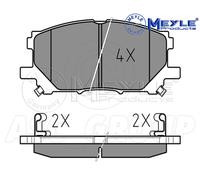 MEYLE 025 239 8916 Brake pad set