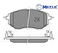 MEYLE 025 242 2218/W Brake pad set