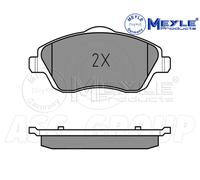 MEYLE 025 232 2517 BRAKE PAD SET DISC BRAKE Front