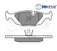 MEYLE 025 206 7516 Brake pad set