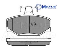 Meyle Brake Pad Set 025 213 8513 Rear Axle with Anti-Squeak Plate for Volvo