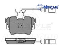 MEYLE 025 232 2416/W Brake Pads Set Rear for VW Transporter