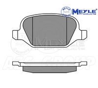 Meyle Brake Pad Set, Rear Axle With anti-squeak plate 025 236 0113
