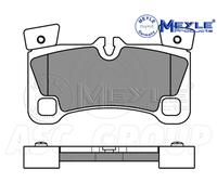 Meyle Brake Pad Set, Rear Axle With anti-squeak plate 025 242 9616