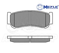 Meyle Brake Pad Set, Rear Axle With anti-squeak plate 025 244 8816/W