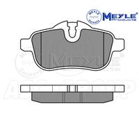 Meyle Brake Pad Set, Rear Axle With anti-squeak plate 025 245 5918