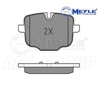 MEYLE 025 247 0318 BRAKE PAD SET DISC BRAKE Rear