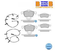 MEYLE BRAKE PADS SET + SENSORS - MINI ONE/COOPER (R50/R52) - ATE - 0252328118