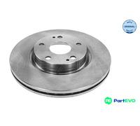 2x Brake disc Front Axle Vented 30-15 521 0081 MEYLE for TOYOTA COROLLA Verso