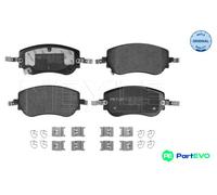 Front Disc Brake Pad Set MEYLE Fits ABARTH 500E Convertible FIAT 12-20 77368941