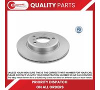 Meyle PD Front Brake Disc Set fits BMW E46 325i 328i for oe 34116864058