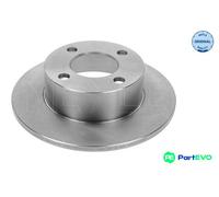 2x Brake disc Rear Axle solid 115 523 1006 MEYLE for AUDI 80 B3 Saloon COUPE B2