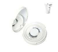 Meylora Magnetic Eyelashes Lush Whisper, Glue Free Reusable Magnetic Lashes, 3 Second Application, Sensitive Eyes Safe, Wind & Rain Resistant (H)