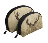 Meymuise Clutch Pouch, Whitetail Deer Fawn in Wilderness Stag