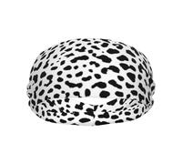 Meymuise Fashion Headband, Dalmatian Dog Print Black Spot | Soft Moisture Wicking Sweatband for Women & Men, Lightweight Wide Breathable Bandanas for Workout Sports Yoga Gym