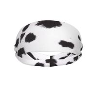 Meymuise Fashion Headband, Dalmatian Print Pattern | Soft Moisture Wicking Sweatband for Women & Men, Lightweight Wide Breathable Bandanas for Workout Sports Yoga Gym