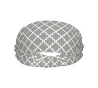 Meymuise Fashion Headband, Moroccan Grey | Soft Moisture Wicking Sweatband for Women & Men, Lightweight Wide Breathable Bandanas for Workout Sports Yoga Gym