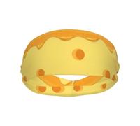 Meymuise Fashion Headband, Pasta Cheese Food Pattern | Soft Moisture Wicking Sweatband for Women & Men, Lightweight Wide Breathable Bandanas for Workout Sports Yoga Gym