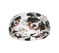 Meymuise Fashion Headband, Paws Bernese Mountain Dog | Soft Moisture Wicking Sweatband for Women & Men, Lightweight Wide Breathable Bandanas for Workout Sports Yoga Gym