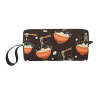 Meymuise Makeup Bag, Ramen Noodle Soup Pattern