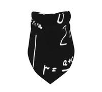 Meymuise Pet Bandana, Algebra Geometry Abstract Math | Breathable Scarf Fashion Neckerchief Soft Triangle Bib for Dogs and Cats, Gifts Wear Holiday Parties Daily Grooming