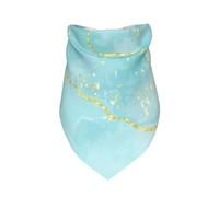 Meymuise Pet Bandana, Blue Liquid Marble