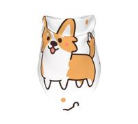 Meymuise Pet Bandana, Cute Corgi Dog And Bone Pattern | Breathable Scarf Fashion Neckerchief Soft Triangle Bib for Dogs and Cats, Gifts Wear Holiday Parties Daily Grooming