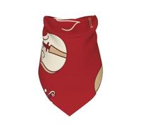 Meymuise Pet Bandana, Music Violin Red Note | Breathable Scarf Fashion Neckerchief Soft Triangle Bib for Dogs and Cats, Gifts Wear Holiday Parties Daily Grooming