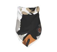 Meymuise Pet Bandana, Paws Bernese Mountain Dog | Breathable Scarf Fashion Neckerchief Soft Triangle Bib for Dogs and Cats, Gifts Wear Holiday Parties Daily Grooming