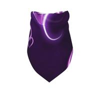 Meymuise Pet Bandana, Purple Hearts