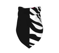 Meymuise Pet Bandana, Red Leopard And Zebra Animal | Breathable Scarf Fashion Neckerchief Soft Triangle Bib for Dogs and Cats, Gifts Wear Holiday Parties Daily Grooming