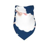 Meymuise Pet Bandana, Sheep On A Starry Sky | Breathable Scarf Fashion Neckerchief Soft Triangle Bib for Dogs and Cats, Gifts Wear Holiday Parties Daily Grooming