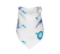 Meymuise Pet Bandana, Shih Tzu Pink Small Print | Breathable Scarf Fashion Neckerchief Soft Triangle Bib for Dogs and Cats, Gifts Wear Holiday Parties Daily Grooming