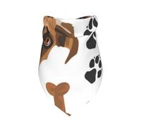 Meymuise Pet Bandana, Smiling Dog Boxer | Breathable Scarf Fashion Neckerchief Soft Triangle Bib for Dogs and Cats, Gifts Wear Holiday Parties Daily Grooming
